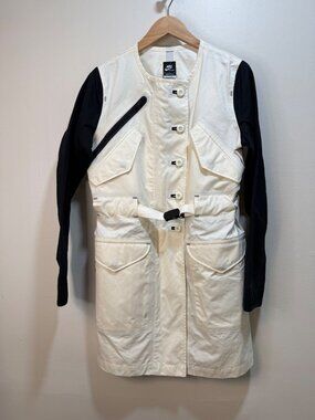 Nike NSW Ventile Utility Belted Jacket Coat Dress Rare Limited Medium